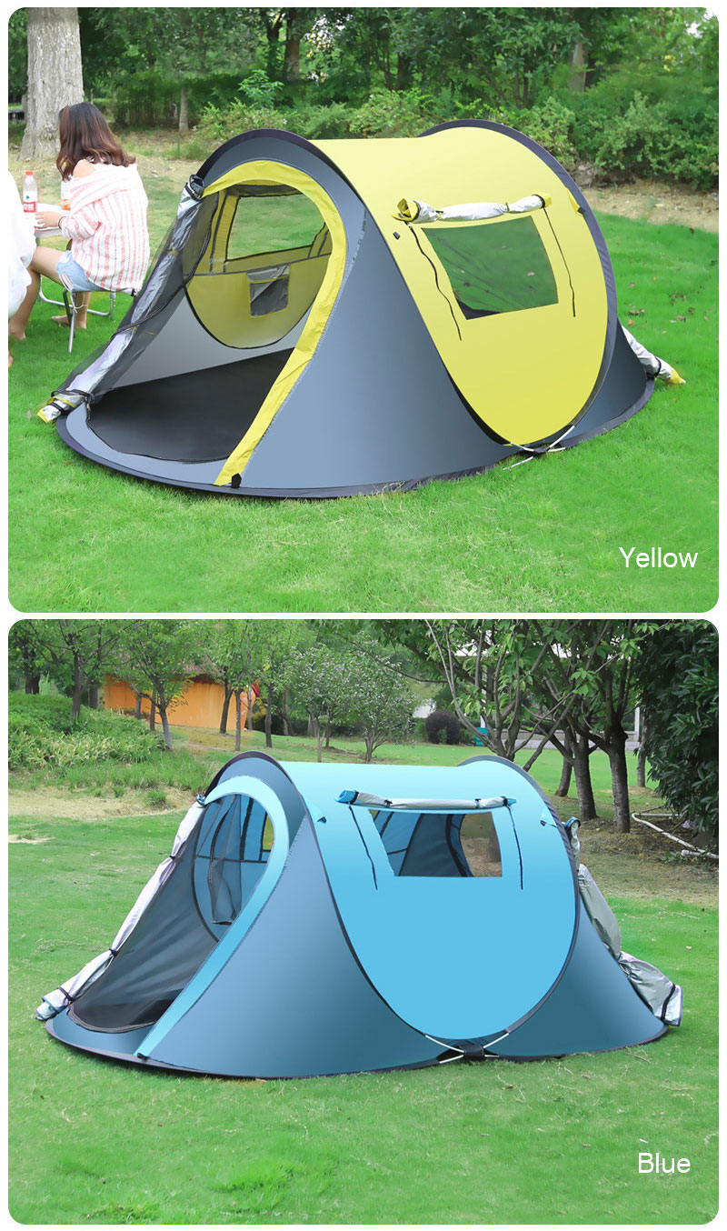 Cheap Goat Tents Camping Pop up Tent Waterproof  Fits 2 3 Persons Carry Bag Included Tents 